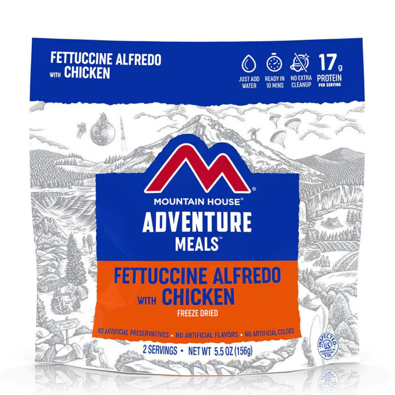 Fettuccine Alfredo with Chicken | Mountain House Freeze Dried Food Pouch, , large image number 0
